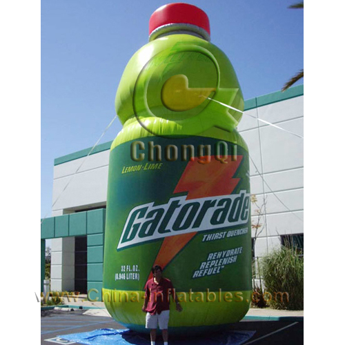 inflatable advertising model with bottle shape